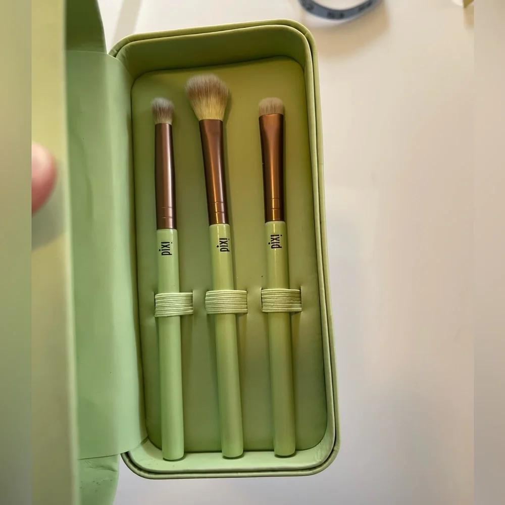 Pixi Mint Green Brush Trio